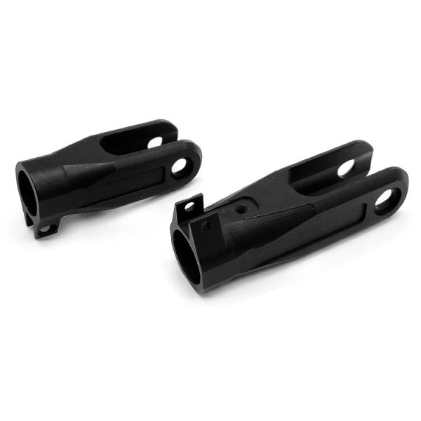 OEM Black Bike Parts Anodizing Aluminum Metal CNC Milling Parts With Drilling Service