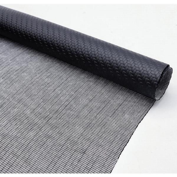 Pvc Mat Woven Grain Patterns Artificial Synthetic Leather Chair Sofa Shoes Car Foot Mat Faux Leather