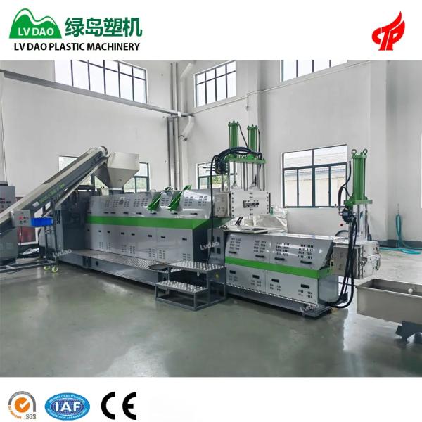 Long-Service-Life PP/PE Waste Plastic Granulator with Vacuum Exhaust