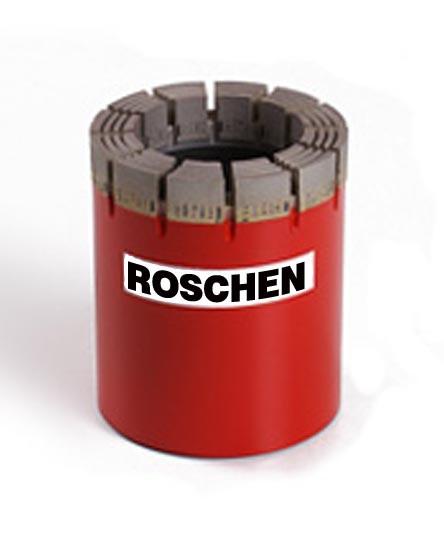 Impregnated Diamond Core Bits PQ For hardness & soft Rock Formations / Mineral Exploration Core drilling Industrial