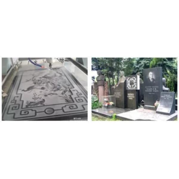 3d Stone cnc router machine for carving and cutting for marble tombstone