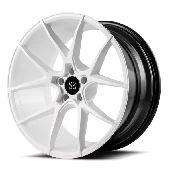 21 Inch Hyper Silver 1- PC Forged Car Alloy Rims For Porsche 911 5x130 Monoblock