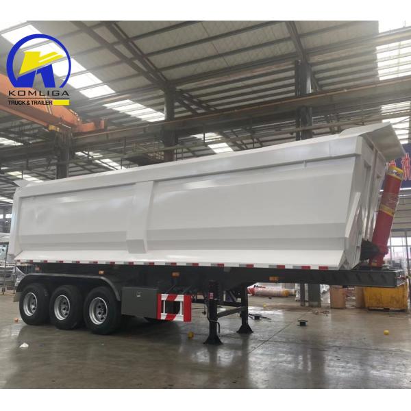 Techinical Spare Parts Support Heavy-Duty Dump Semi Trailer with 50T Load Capacity