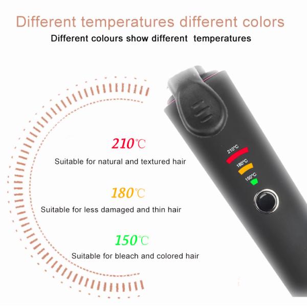 CE CETL 3 Barrel Curling Iron Wand , 1 inch Hair Waver Beach Waves