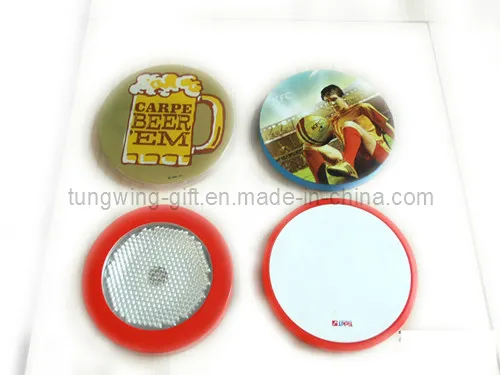 Melody Flashing Coaster with Custom Logo Printing, Flashing Function, and Antiskid Surface for Promotional Gifts