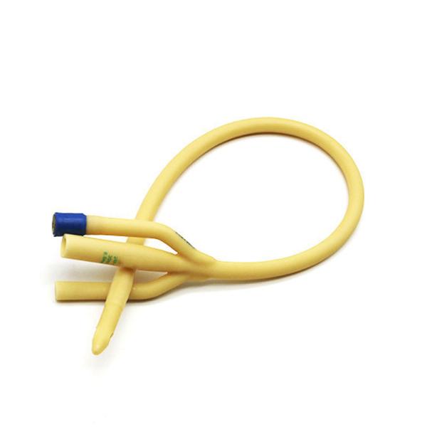 Wholesale Medical Disposable Yellow Urinary 2 Way 3 Way Fr6-30 Latex Foley Catheter