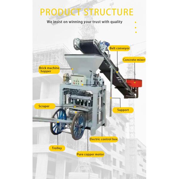 Easy Operation Block Making Machine for Hollow Bricks Concrete Bricks and Hole Bricks