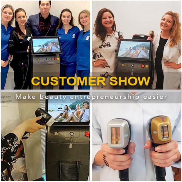 Medical Aesthetics Titanium Ice Laser Soprano Hair Removal Machine With Advanced Cooling System