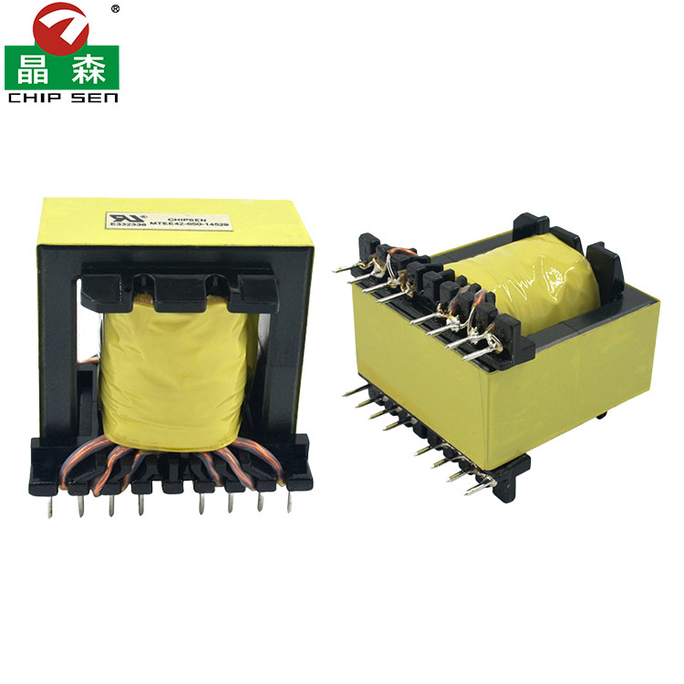 Horizontal Vertical EE42 High Frequency Transformer For Industrial Solar Inverter