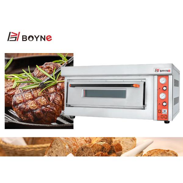 Commercial Pizza Oven 20~500°C one Deck Durable Stainless Steel Gas Bakery Ovens