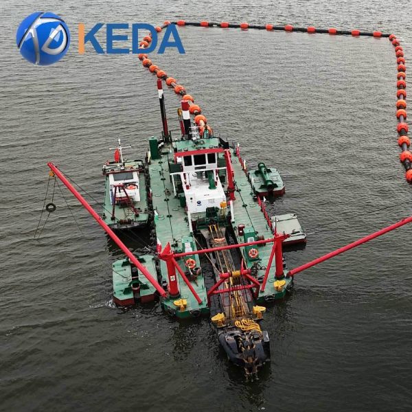 Diesel-Powered 10 Inch Cutter Suction Dredger with 500 Cubic Meters Per Hour and 15 Meters Depth for Gold Mining