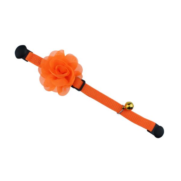 Adorable Flowers Pet Training Collars High Density Polyester Nylon Cat Collar