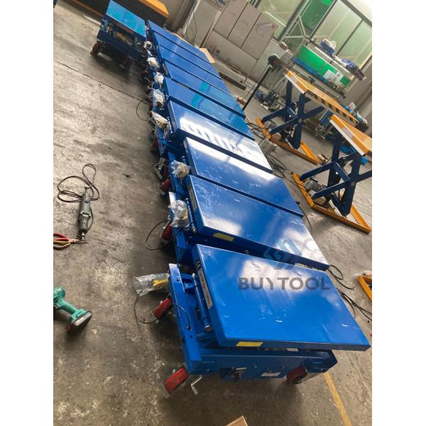 Vehicle Industrial Long Deck Mobile Scissor Lift Mobile Equipment 1100lbs 40