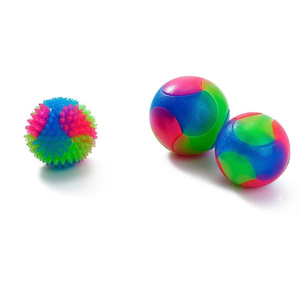 Собака поставок любимца забавляется шарик TPR эластичный светящий моляр забавляется воспитательные взаимодействующие игрушки любимца