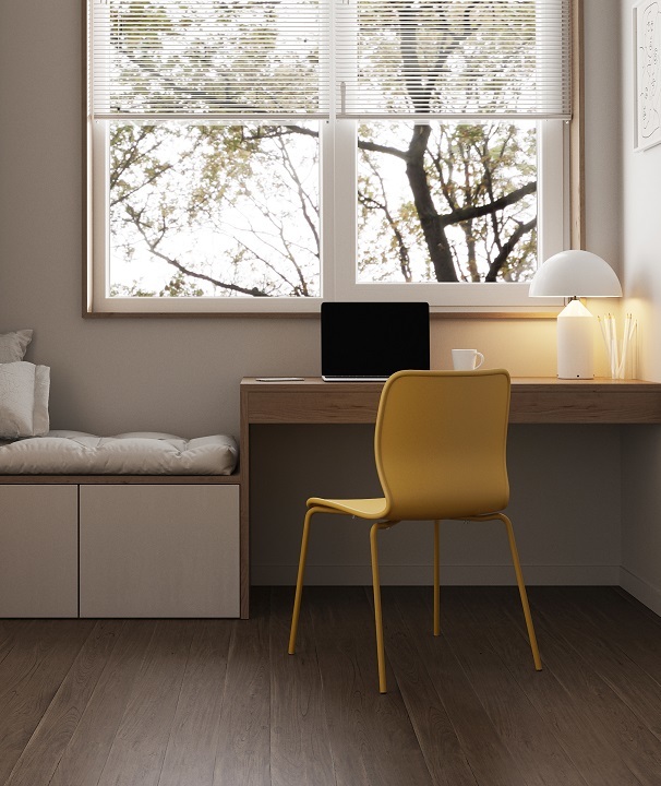 Modern Stackable Conference Chair with Powder Coated Metal Legs and Dual Seat Options