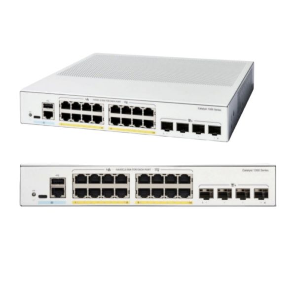 Original Cisco C1300-48T-4X Network Switch with 48 Gigabit Ports 10Gbps SFP+ Uplink and POE SNMP Functions