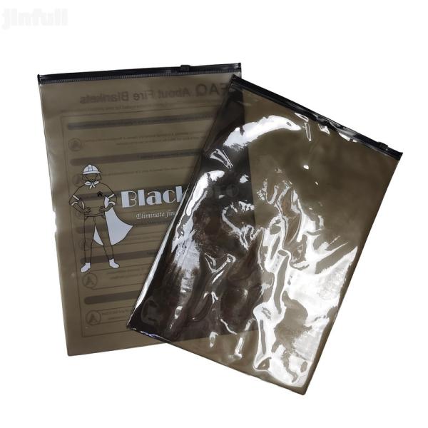 Customized Plastic Zipper Bag Rainproof PVC Printed Voltage Bag