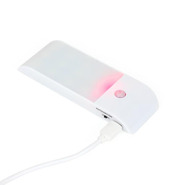 Cabinet Closet LED Night Light with PIR USB Charging Port and Mini Ultra-thin Design