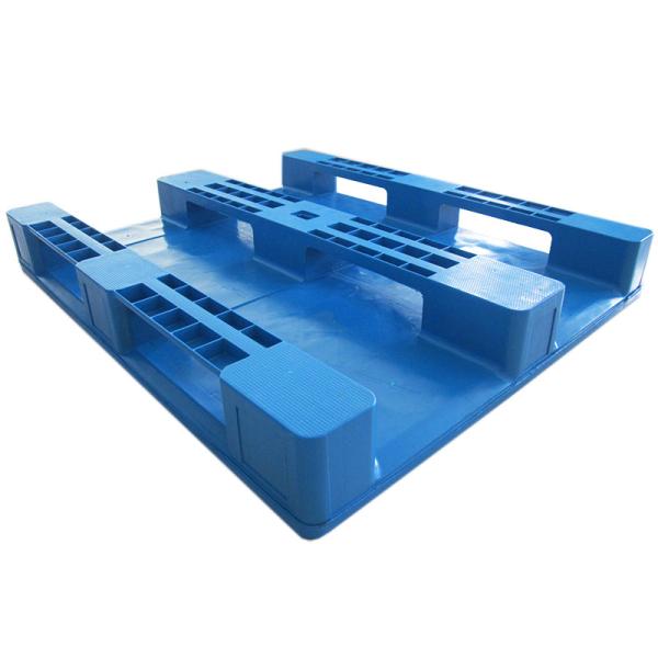 Das páletes plásticas vermelhas da parte superior de plano do Hdpe páletes plásticas reforçadas de aço do GV
