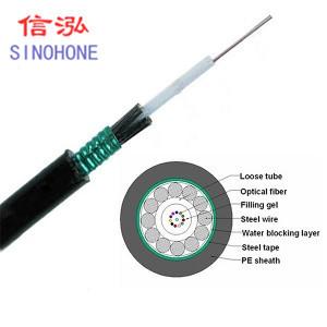 Aerial Outdoor Fiber Optic Cable Water Blocking Performance Anti Gunnery