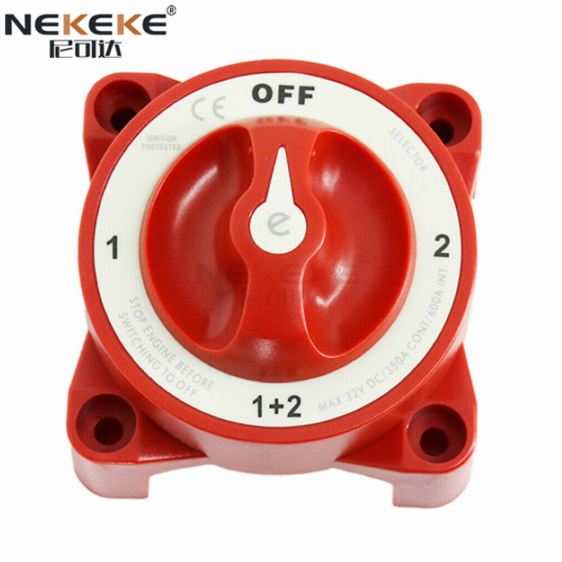 MT081 300A Continuous Current IP66 Waterproof Ignition Protected Marine Battery Isolator Switch Dual Circuit
