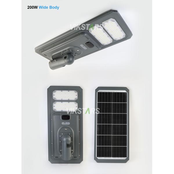 Nuevo 100W 200W 300W 400W 500W All In One Aluminio Luz solar de calle para mayoristas