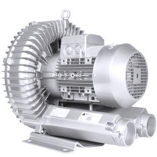 Central Feeding 3 Phase Oilless Vacuum Pump , Ring Compressor Blower Two Stage