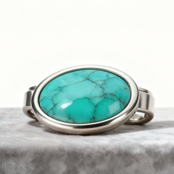 Turquoise Stone Shoes Accessories Polished Natural Stone Shoe Ornaments Customizable
