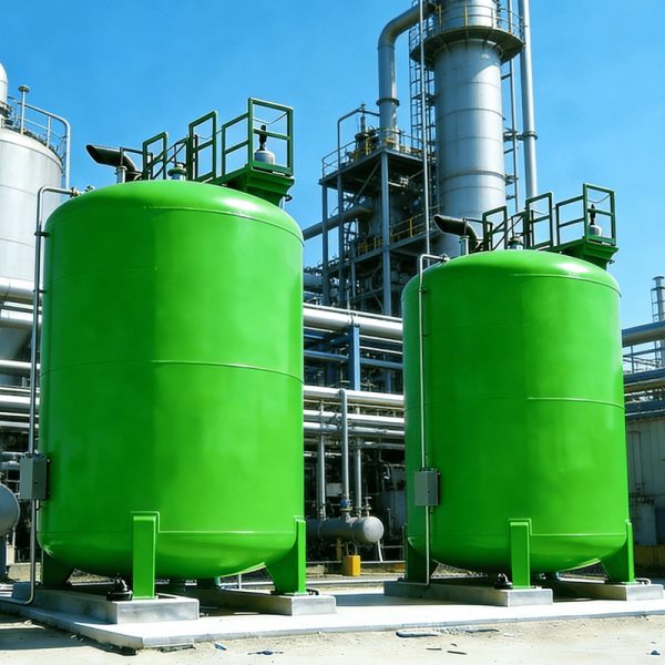 Stainless Steel Horizontal Gravity Separator with Customized Size and 0.1-10 Mpa Design Pressure for Oil and Gas Phase Separation
