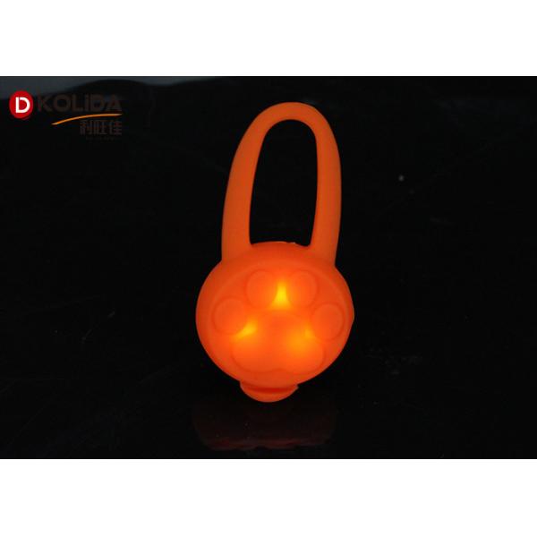 LED Collar Light for Dogs Cats Pets , Waterproof Silicon Dog Safety Light Blinker