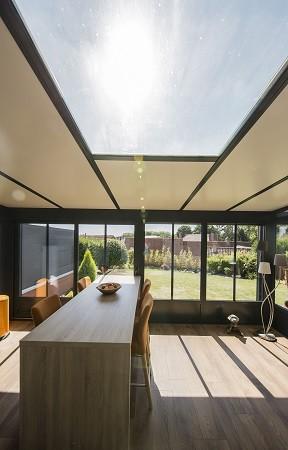 Tempered 6063-T5 75/150 Glass Aluminum Sunshine Room