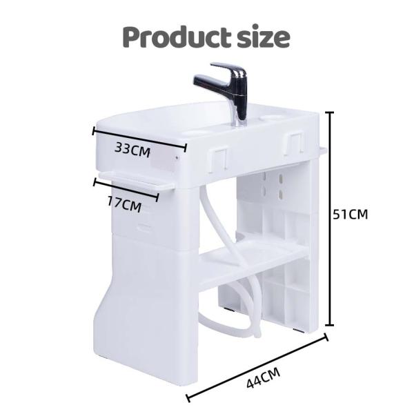 Simulated Baby Bathroom Hand Washing Basin Child Size Sink With Plastic Stand