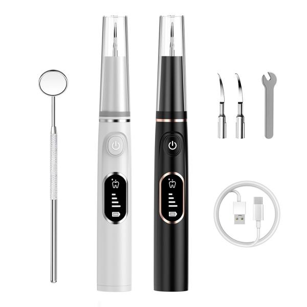 Lâmpada LED USB Profissional Construída em Limpador de Dentes Ultrasônico Limpador Dental Elétrico Portátil Limpador Elétrico Limpador de Dentes