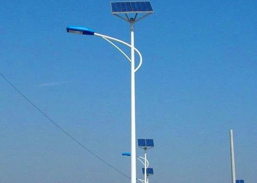 Solar Energy Decorative Street Lighting Pole , Garden Lamp Post