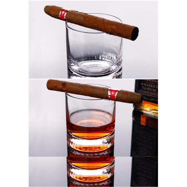старомодное стекло вискиа 260мл, выделенные стопки вискиа остатков сигары
