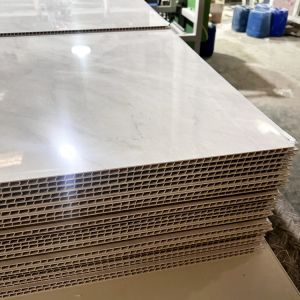 Marble Eco-Friendly Plastic Bathroom Panels For Interior Walls Villa Apartment Waterproof Bathroom