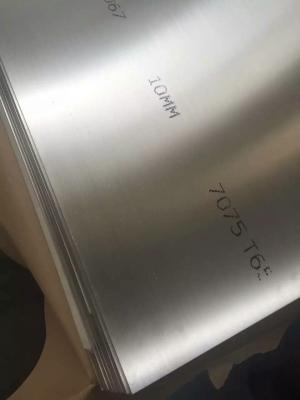 Aeroplane T6 Aluminum Plate , A7075 Grade Bright Aluminum Square Plate
