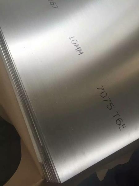 Aeroplane T6 Aluminum Plate , A7075 Grade Bright Aluminum Square Plate