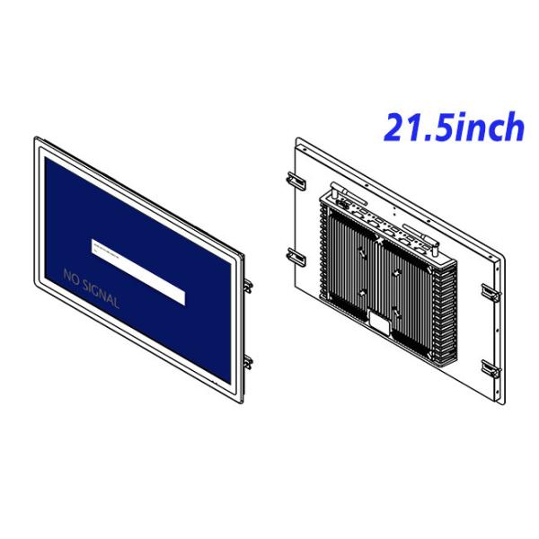 21.5-Inch High-Definition Monitor for Smart City Projects and Industrial Dashboards