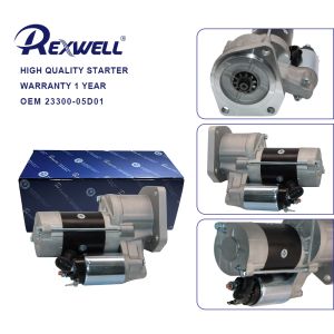 23300-05D00 23300- 05D01 Engine New Starter Assy For Nissan UD Medium / Heavy Truck 1300 1400 NU41 YU41 TD41 TD42T