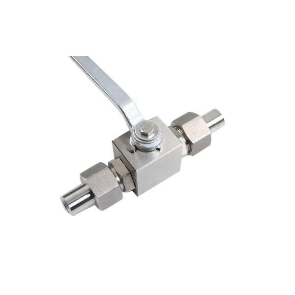 Manual de alta presión de dos vías Butt soldadura válvula de bola de acero inoxidable