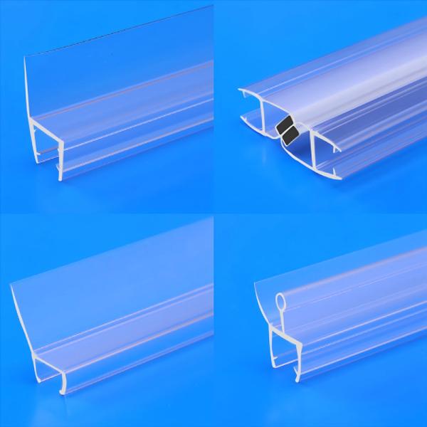 Rubber Shower Enclosure Seals Corrosion Protection For Glass Door