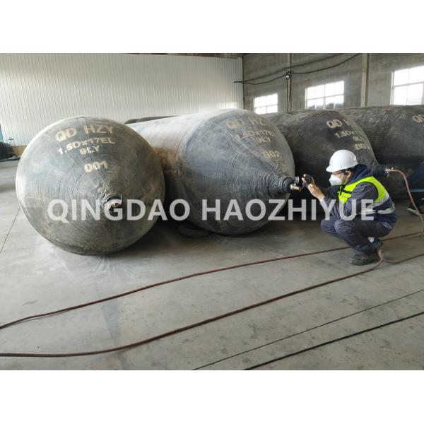 Inflatable Marine Salvage Airbags 4-12 Layers Natural Rubber