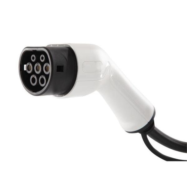 Type 2 prise de recharge de voiture de véhicule électrique 16A 32A câbles de recharge TUV CE certifié TPU Matériau IP55 étanche blanc
