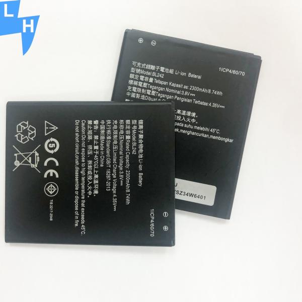2300mAh BL242 A6000 A2020 A6010 Mobile Phone Battery for Lenovo VIBE C Lithium Battery