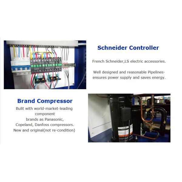 Air Chiller Machine Industrial Chiller Cooling Machine 125kg Weight