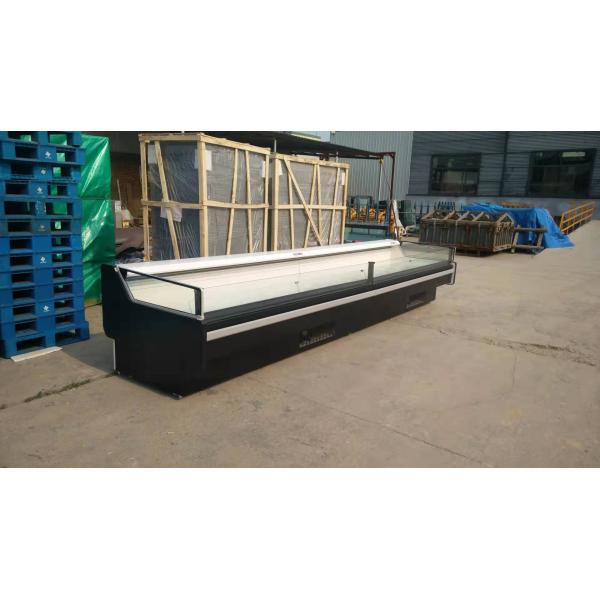 холодильник обслуживания собственной личности супермаркета 12ФТ длинный автоматический размораживает для мяса и рыб