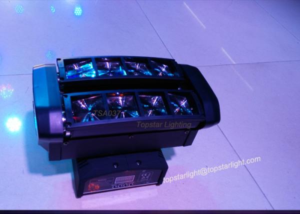 Indoor Mini 8 Eyes Led Spider 8*3w / 10w Rgbw 4in1 Led Moving Head Light