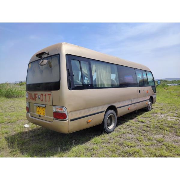 Autobús de recorrido de segunda mano Golden Dragon 22 asientos Autobuses pre-poseídos con aire acondicionado