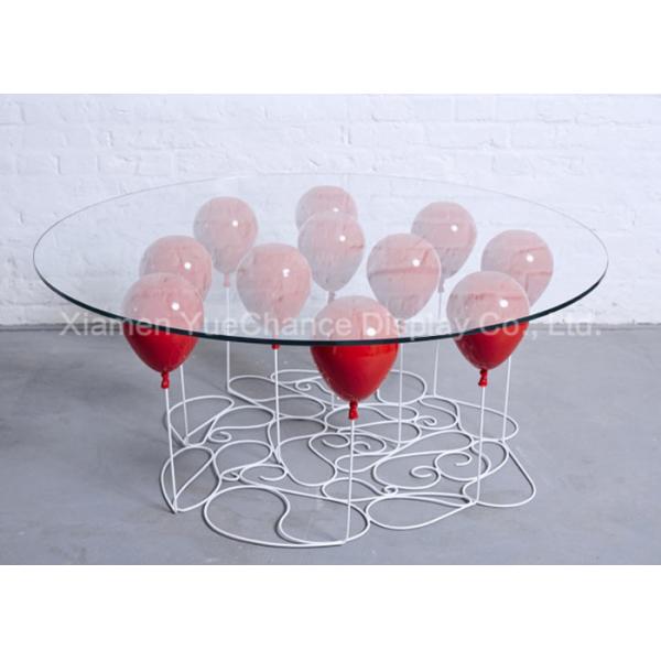 Tableau debout de décoration de fibre de verre de meubles de couleur rouge de